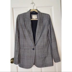 Plaid Blazer Black, Red, White SIZE 2